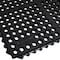 Rhino Mats E-Series Drainage Mat, Rubber, Drainage Holes, 3 ft W x 3 ft L, Black E3-3636B - alternate 7